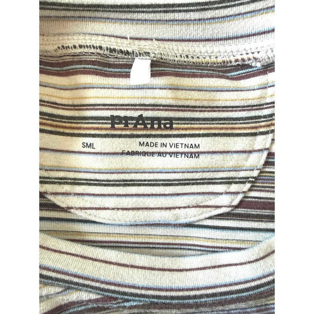 Prana Women’s Heavana Stripe Long Sleeve Performance T-Shirt Size S *EUC - Picture 8 of 9